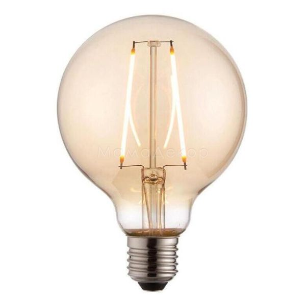 Лампа світлодіодна Endon 77109 потужністю 2W з серії E27 LED filament globe з цоколем E27, температура кольору — 2000K