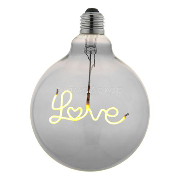 Лампа светодиодная Endon 94505 мощностью 2W из серии Love. Типоразмер — G125 с цоколем E27, температура цвета — 2200K