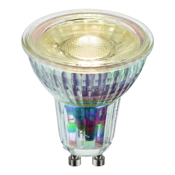 Лампа светодиодная  диммируемая Endon 97117 мощностью 5.5W. Типоразмер — MR16 с цоколем GU10, температура цвета — 3000K