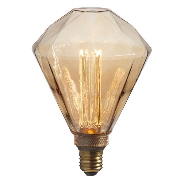 Лампа светодиодная Endon 97176 мощностью 2.5W из серии Facett. Типоразмер — G125 с цоколем E27, температура цвета — 1800K