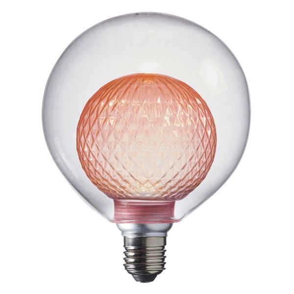 Лампа світлодіодна Endon 98080 потужністю 3W з серії Aylo. Типорозмір — G125 з цоколем E27, температура кольору — 2200K