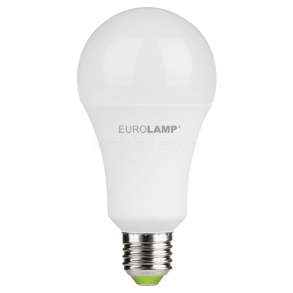 Лампа світлодіодна Eurolamp LED-A70-15272(P) потужністю 15W. Типорозмір — A70 з цоколем E27, температура кольору — 3000K