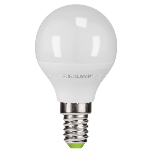 Лампа светодиодная Eurolamp LED-G45-05143(P) мощностью 5W. Типоразмер — G45 с цоколем E14, температура цвета — 3000K