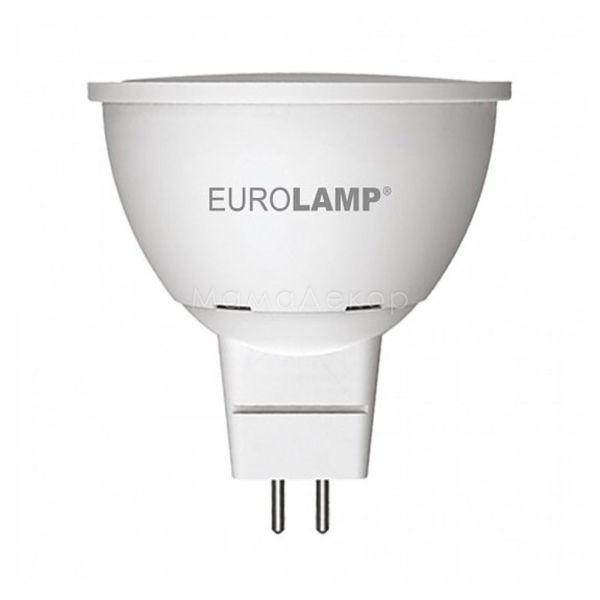 Лампа светодиодная  диммируемая Eurolamp LED-SMD-05534(N)dim мощностью 5W. Типоразмер — MR16 с цоколем GU5.3, температура цвета — 4000K