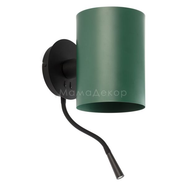Бра Faro 20032-81 Guadalupe Black/green wall lamp with reader