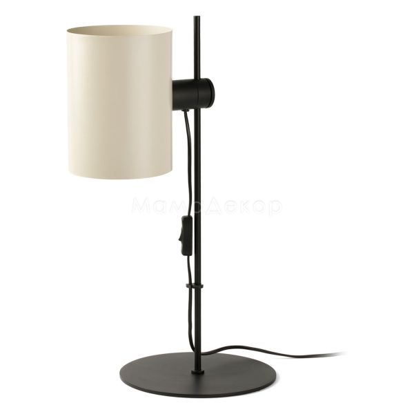 Настольная лампа Faro 20033-80 Guadalupe Black/beige table lamp