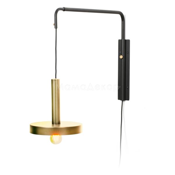 Бра Faro 20168 Whizz Satin gold and black extensible wall lamp