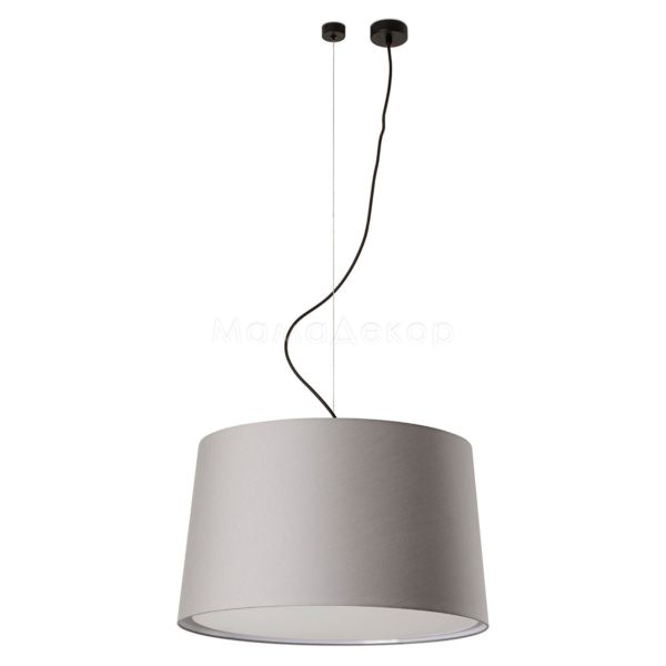 Подвесной светильник Faro 20231-132 Windsor Pendant Lamp  Offset Black Shade Gray 3x