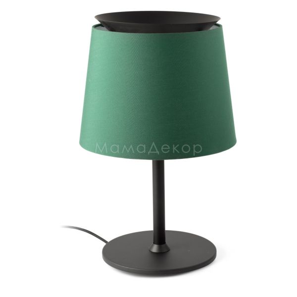 Настольная лампа Faro 20305-84 SAVOY Black/green table lamp