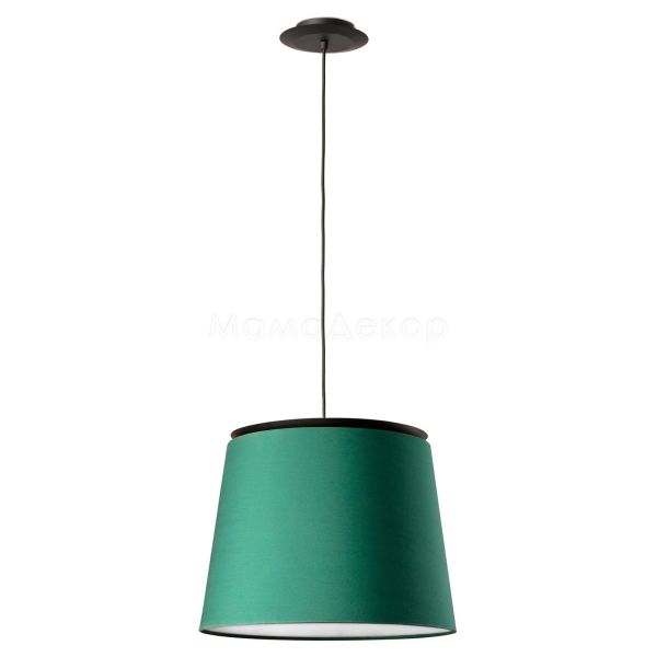 Підвісний світильник Faro 20309-91 SAVOY Black/green pendant lamp