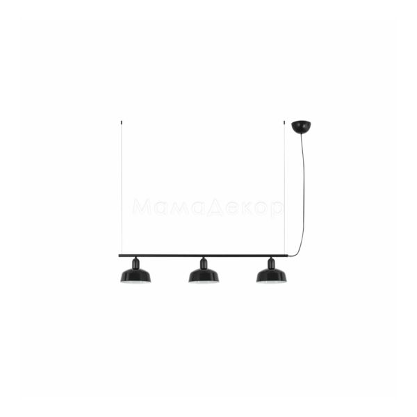 Підвісний світильник Faro 20338-141 Tatawin Pendant Lamp  Lin. Shade Metal S Black 3xE2