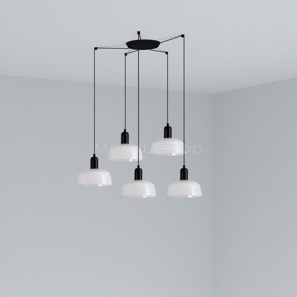 Люстра Faro 20340-140-5L Tatawin Pendant Lamp  Shade Metal S White 5xE27