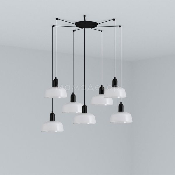 Люстра Faro 20340-140-7L Tatawin Pendant Lamp  Shade Metal S White 7xE27