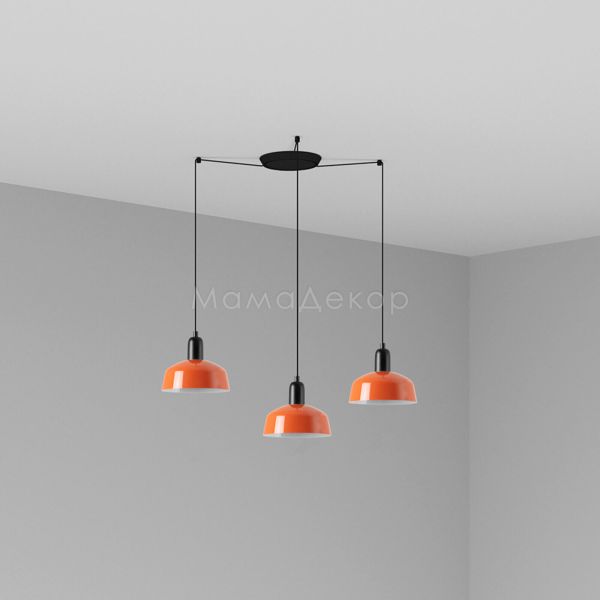 Люстра Faro 20340-143-3L Tatawin Pendant Lamp  Scr. Metal S Orange Red. 3xE2