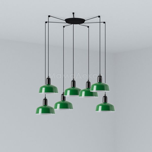 Люстра Faro 20340-144-7L Tatawin Pendant Lamp  Shade Metal S Green 7xE27