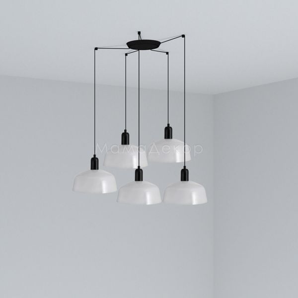 Люстра Faro 20340-145-5L Tatawin Pendant Lamp  Shade Metal M White 5xE27
