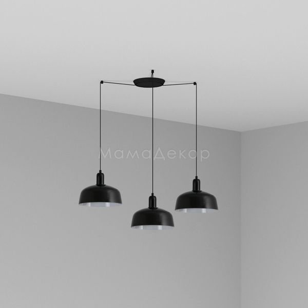 Люстра Faro 20340-146-3L Tatawin Pendant Lamp  Shade Metal M Black 3xE27