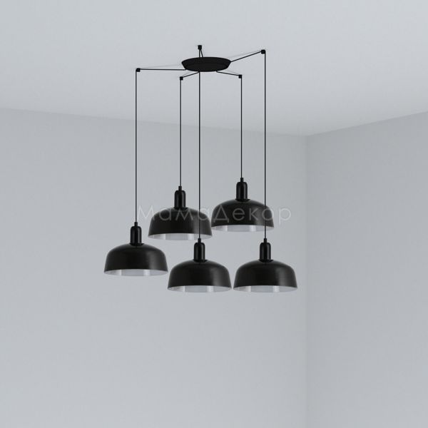 Люстра Faro 20340-146-5L Tatawin Pendant Lamp  Shade Metal M Black 5xE27