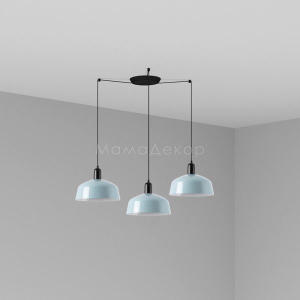 Люстра Faro 20340-147-3L Tatawin Pendant Lamp  Scr. Metal M Blue Grayish 3xE