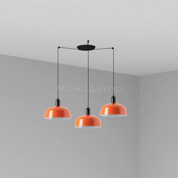 Люстра Faro 20340-148-3L Tatawin Pendant Lamp  Scr. Metal M Orange Red. 3xE2