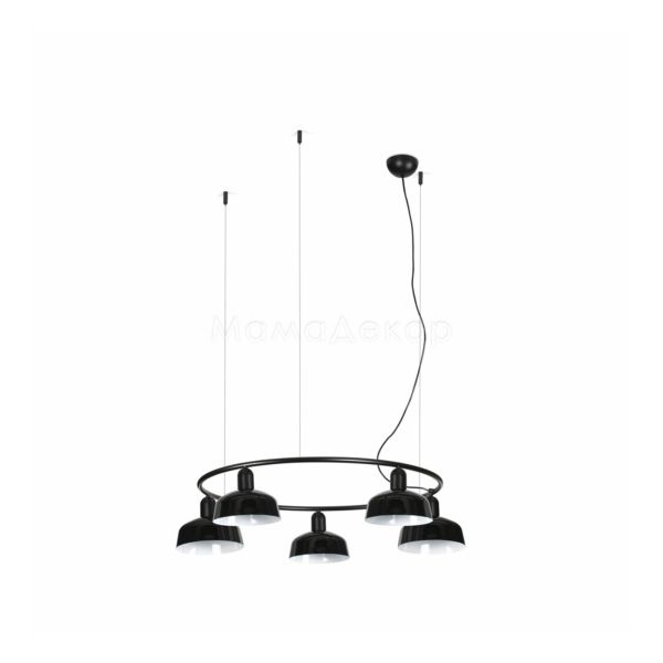 Люстра Faro 20343-141-5L Tatawin Pendant Lamp  Cir. Shade Metal S Black 5xE2