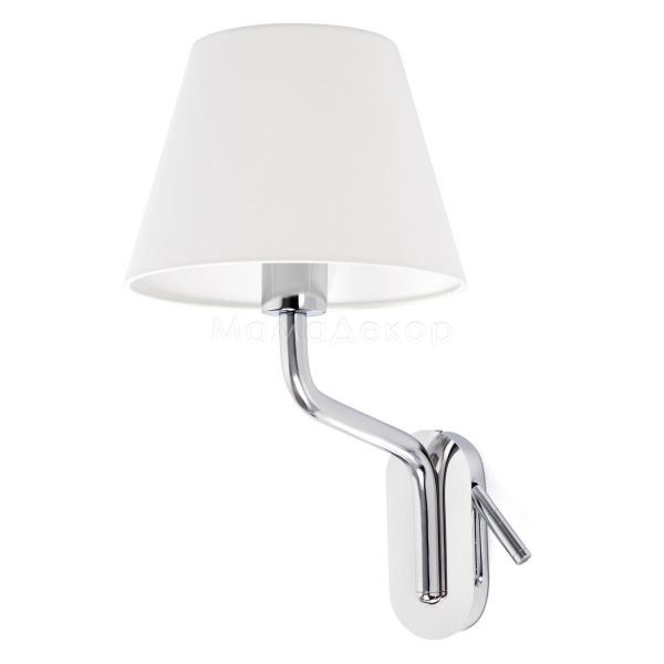 Бра Faro 24007-10 Eterna Left chrome/white table lamp with reader
