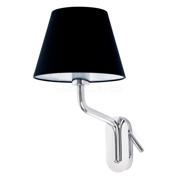 Бра Faro 24007-12 Eterna Left chrome/black table lamp with reader