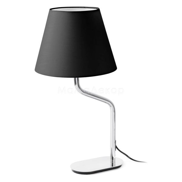 Настільна лампа Faro 24008-15 ETERNA Chrome/black table lamp
