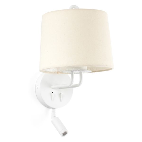 Бра Faro 24032-02 MONTREAL White/beige wall lamp with reader