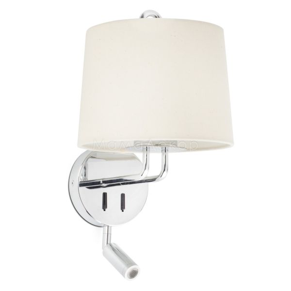 Бра Faro 24033-02 MONTREAL Chrome/beige wall lamp with reader