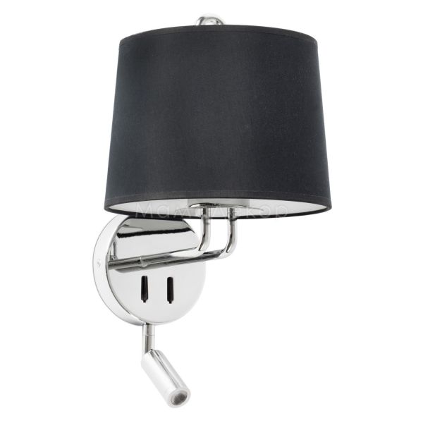 Бра Faro 24033-03 MONTREAL Chrome/black wall lamp with reader