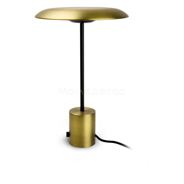 Настольная лампа Faro 28387 HOSHI Satin gold and black table lamp