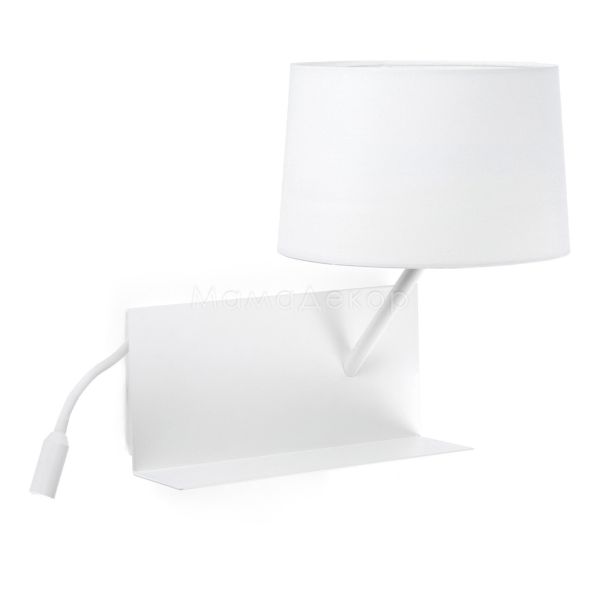 Бра Faro 28414 HANDY White wall lamp with LED right reader