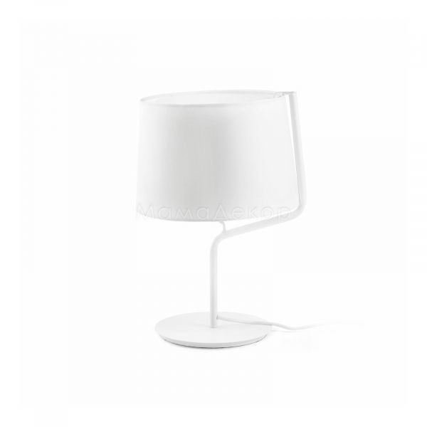 Настольная лампа Faro 29332 BERNI White table lamp