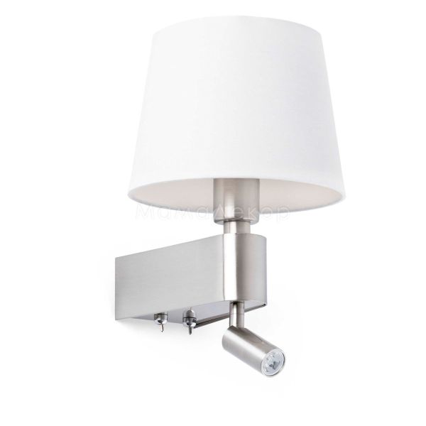 Бра Faro 29976 ROOM White wall lamp with reader
