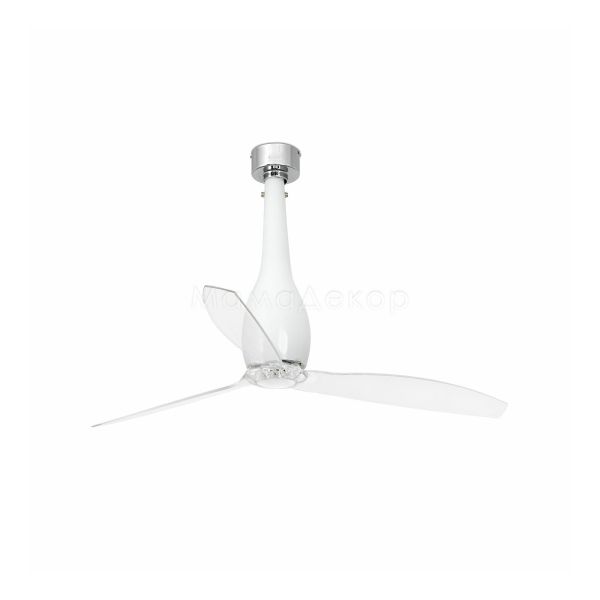 Потолочный вентилятор Faro 32000WP ETERFAN M Shiny white/transparent fan DC SMART