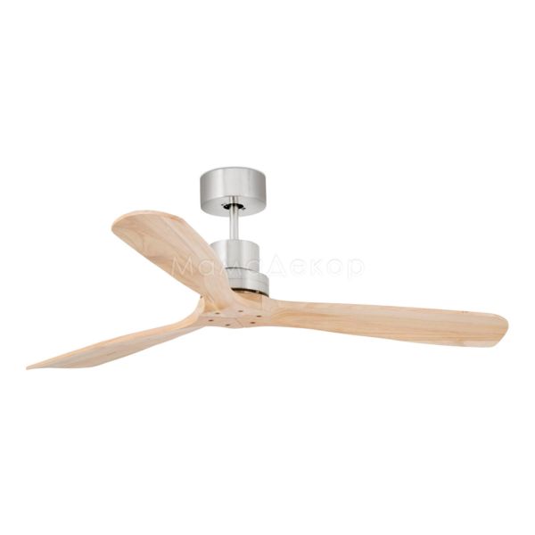 Стельовий вентилятор Faro 33373DCWT Lantau L DC 1320 Nickel Matt 3 Blades Pine Tuya