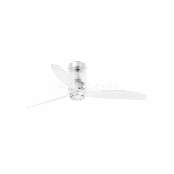 Люстра-вентилятор Faro 33393WW-9 Mini Tube Fan 1280mm Glass Trans 17W 3000K Wiz