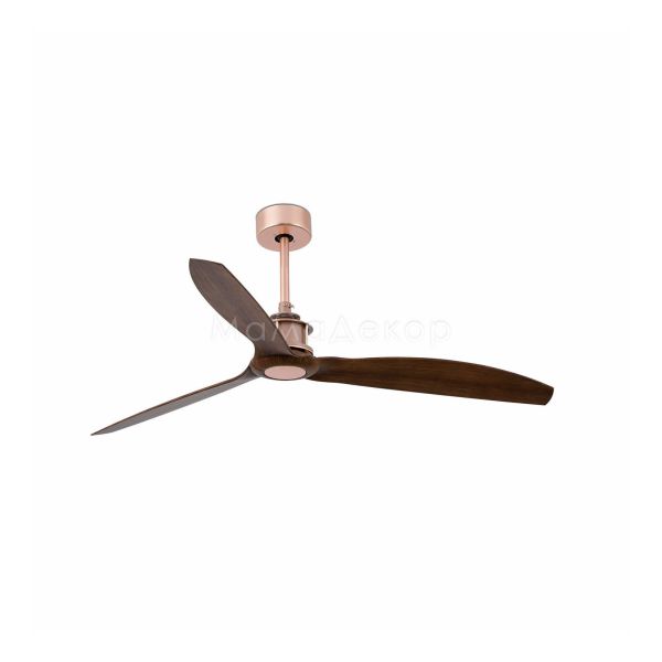 Потолочный вентилятор Faro 33399 JUST FAN M Copper/wood fan with DC motor