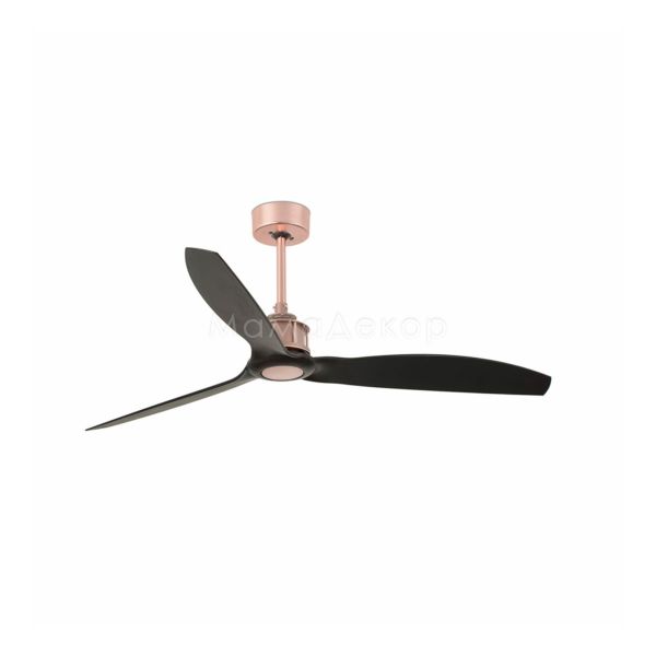 Потолочный вентилятор Faro 33418WW Just Fan M 1280mm Copper 3 Blades Black Wiz