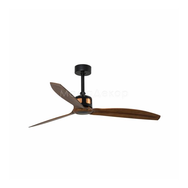 Потолочный вентилятор Faro 33451WW Copper Fan 1280mm Black Blades Wood Dark Wiz