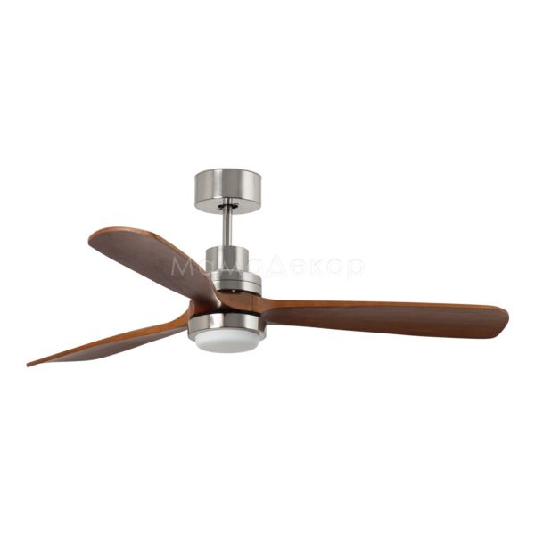 Люстра-вентилятор Faro 33463DCWW Lantau XL 1680 DC Niq Matt Luz 3P Walnut 15W Wiz
