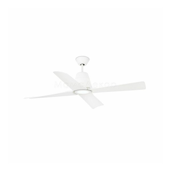 Люстра-вентилятор Faro 33480WW-14 Typhoon 1300mm White 4 Blades 16W 3000K IP44 Wiz