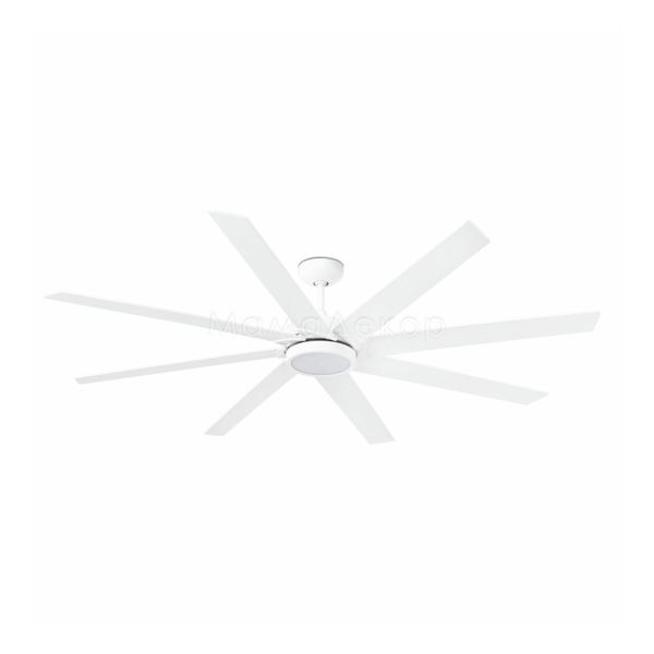 Люстра-вентилятор Faro 33553AWW Century 1650 8 Blades White LED 15W 3000K Wiz