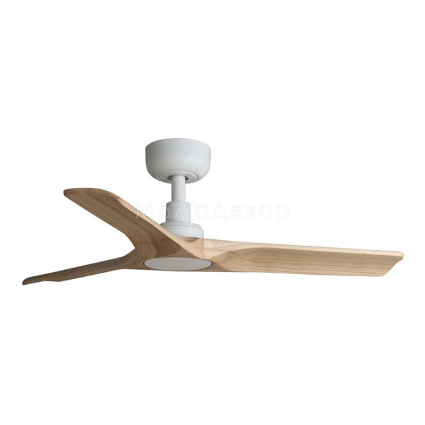 Потолочный вентилятор Faro 33805WT Heywood S 900mm White 3 Blades Wood Light Tuya