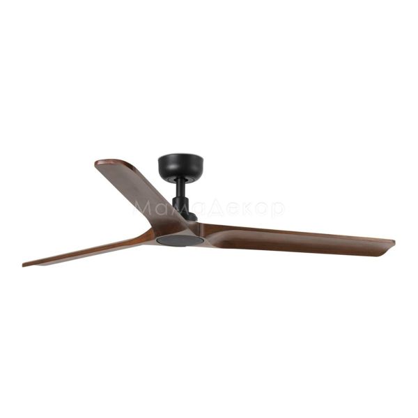 Потолочный вентилятор Faro 33809WT Heywood L 1320mm Black 3 Blades Wood Dark Tuya