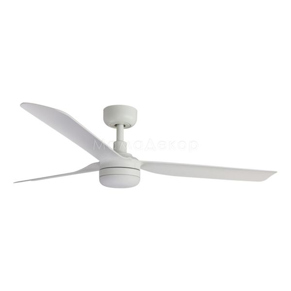 Люстра-вентилятор Faro 33814WT-20 Punt 1300mm White 3 Blades White LED 18W Tuya