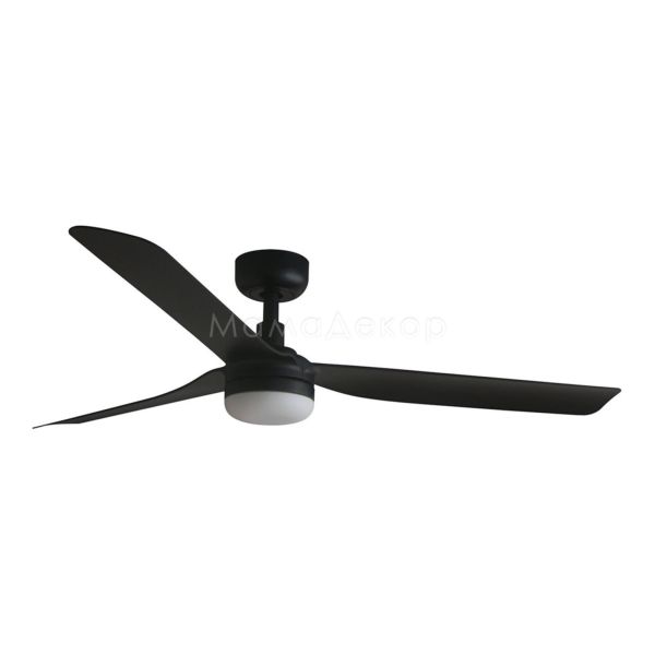 Люстра-вентилятор Faro 33815WT-21 Punt 1300mm Black 3 Blades Black LED 18W Tuya