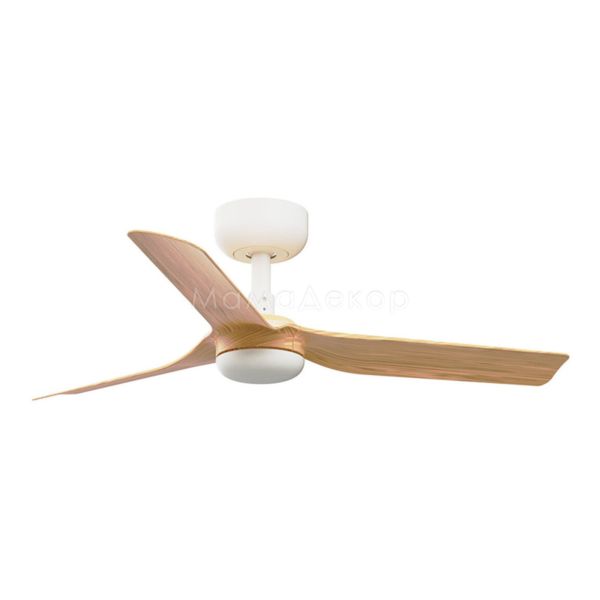 Потолочный вентилятор Faro 33821WT Mini Punt S 900 White 3 Blades Wood Light Tuya