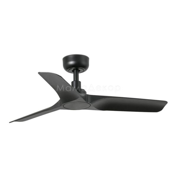 Потолочный вентилятор Faro 33825WT Hey S 900mm Black 3 Blades Black Tuya